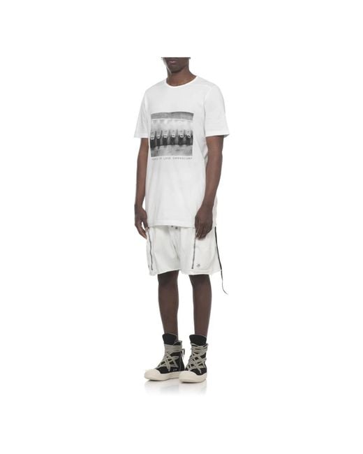 Rick Owens White T-Shirts for men