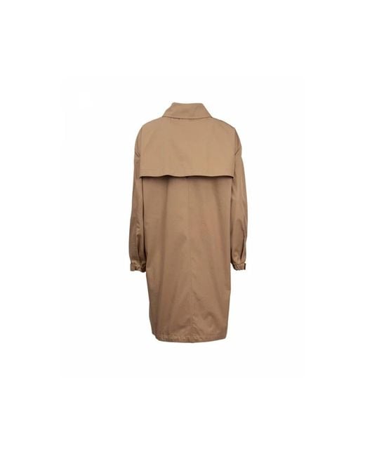 Herno Brown Single-Breasted Coats