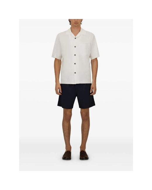 Herno White Short Sleeve Shirts for men