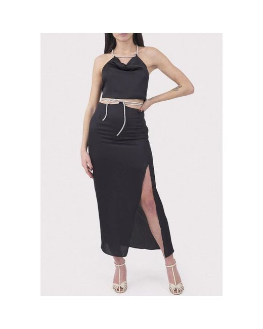 SIMONA CORSELLINI Tops ,Zwart ,Basic Tops in het Black