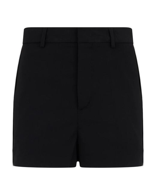 RED Valentino Black Casual Shorts