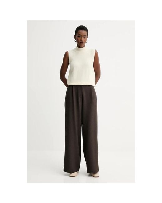 Sessun Wijde Broek in het Black