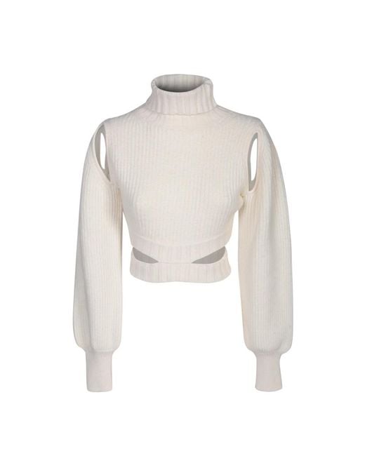 ANDREA ADAMO Turtlenecks in het White