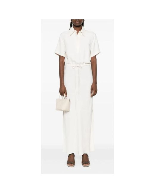 Brunello Cucinelli White Maxi Dresses