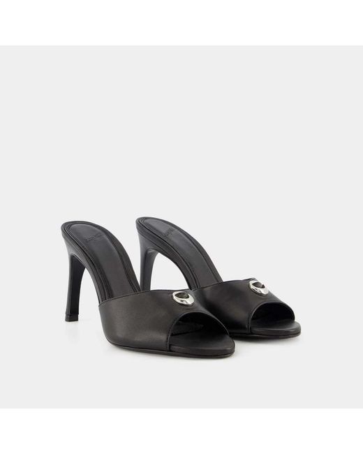Coperni Black Heeled Mules