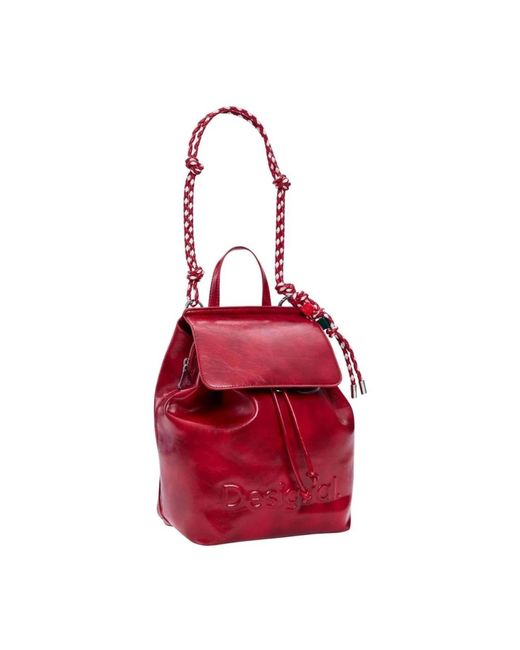 Desigual Red Backpacks