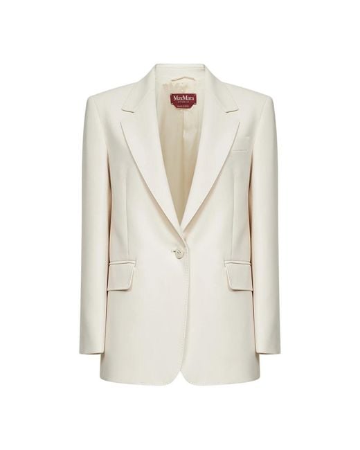 Max Mara White Blazers