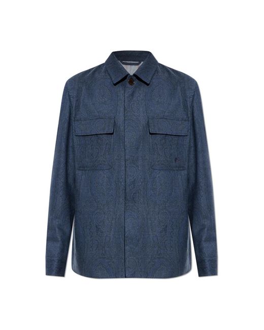 Light Jackets Etro pour homme en coloris Blue