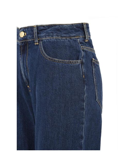 L'Autre Chose Blue Straight Fit Jeans