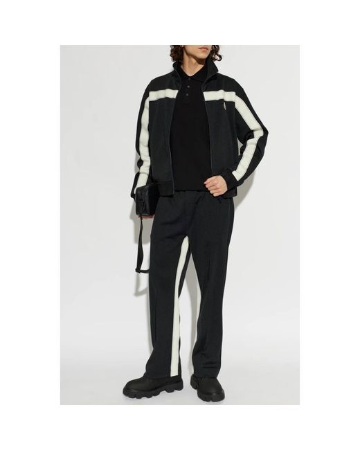 Moncler Polo Met Logo Patch in het Black voor heren