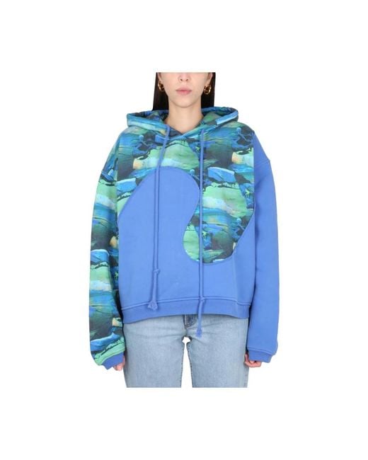 ERL Blue Hoodies