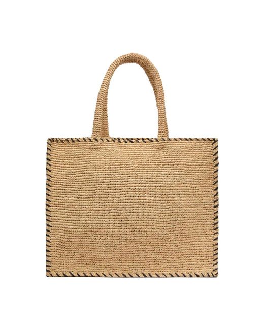 Mc2 Saint Barth Natural Shopping Bags