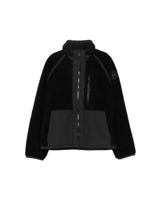 Canada Goose Black Faux Fur & Shearling Jackets for men