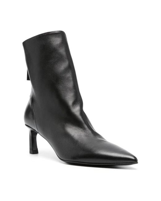 Halmanera Black Heeled Boots