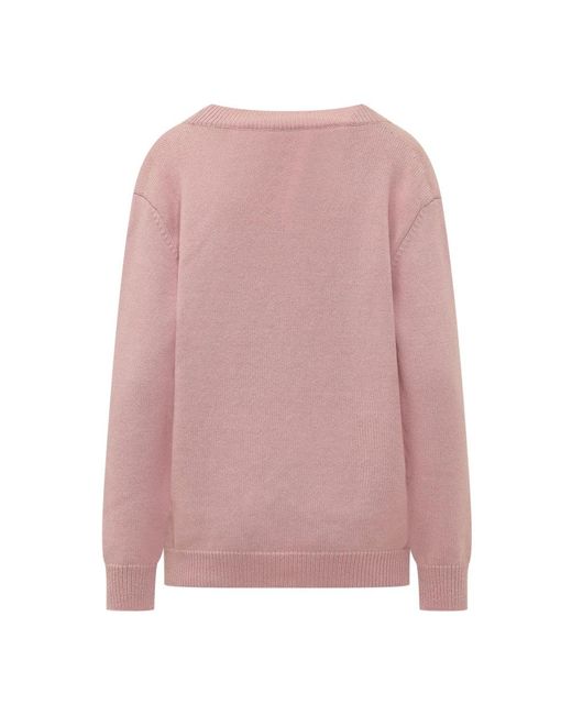 Fiorucci Pink V-Neck Knitwear
