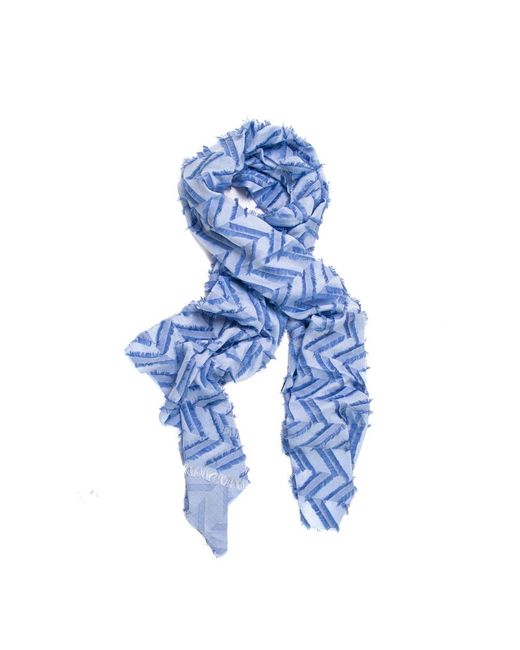 Emporio Armani Blue Scarves