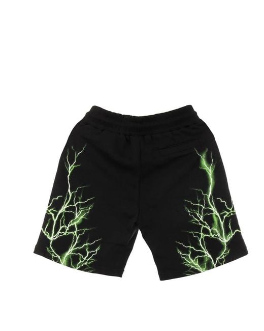 PHOBIA ARCHIVE Lightning Shorts in het Black voor heren