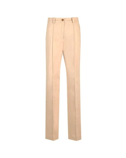 Maison Kitsuné Natural Straight Trousers
