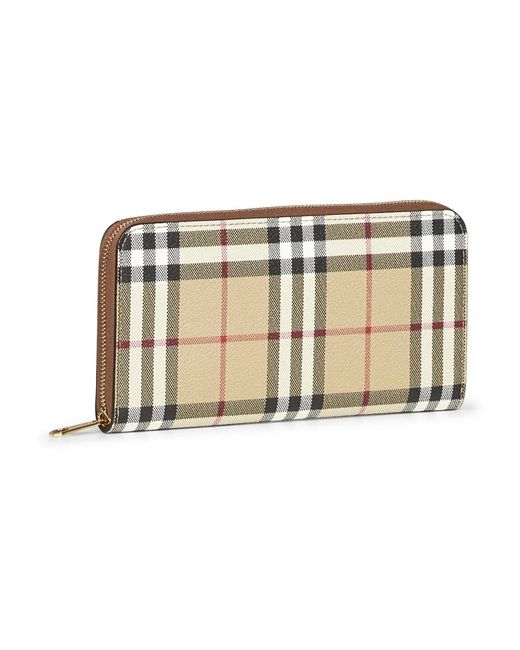 Wallets & Cardholders di Burberry in Metallic
