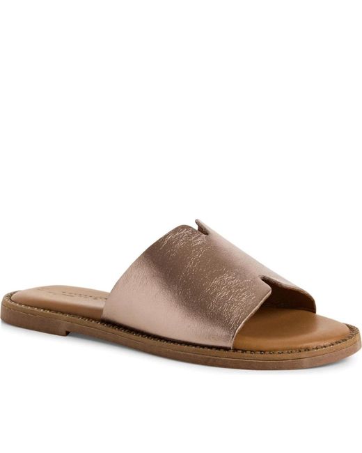 Tamaris Brown Sliders