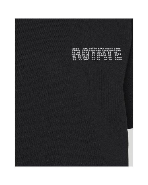 ROTATE BIRGER CHRISTENSEN Black T-Shirts