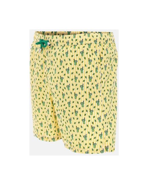 Mc2 Saint Barth Yellow Beachwear for men