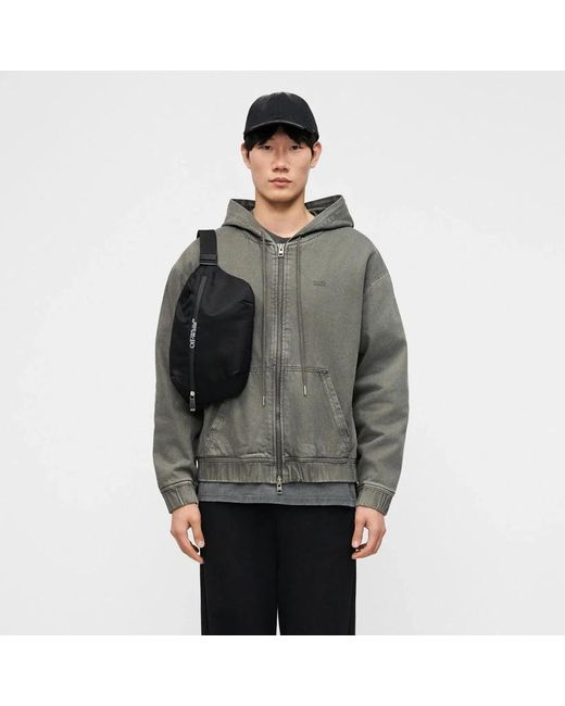 Off-White c/o Virgil Abloh Black Belt Bags for men