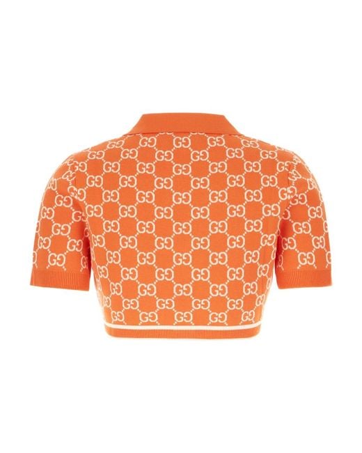 Gucci Orange Cardigans