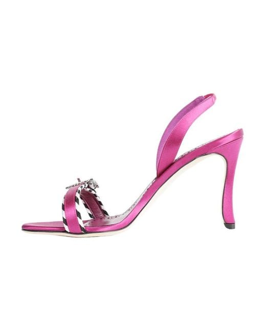 Manolo Blahnik Pink High Heel Sandals