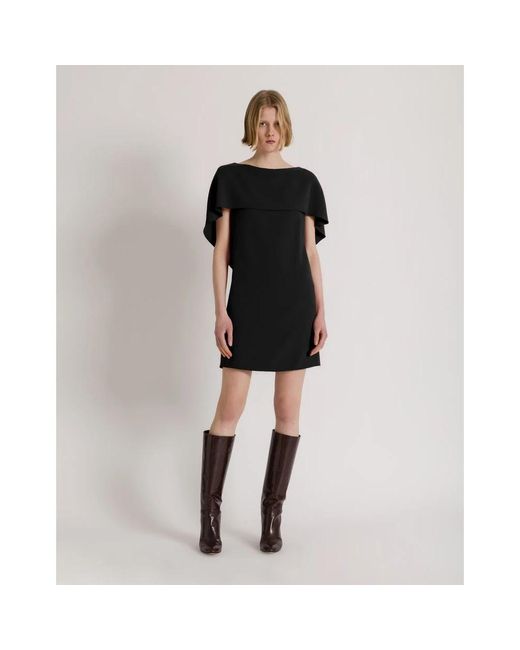 Alberta Ferretti Black Short Dresses