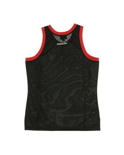 Mitchell & Ness Fitness ,Zwart ,Nba Team Heritage Basketball Vest in het Black voor heren