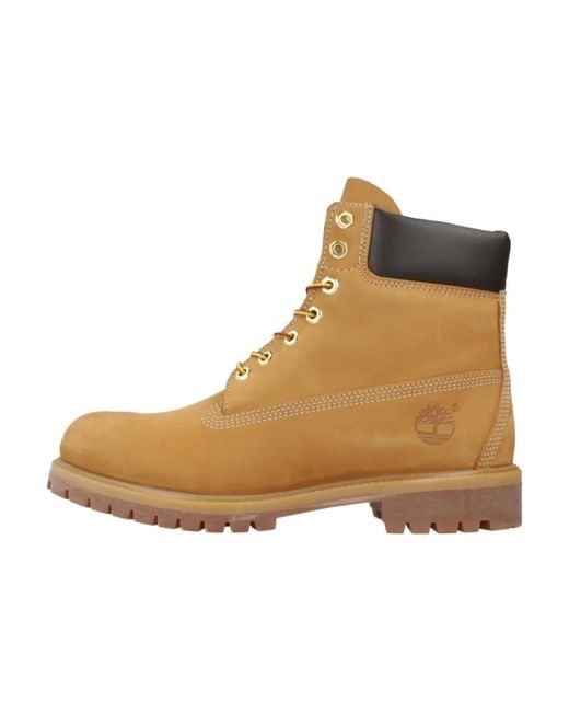 Timberland Brown Lace-Up Boots for men