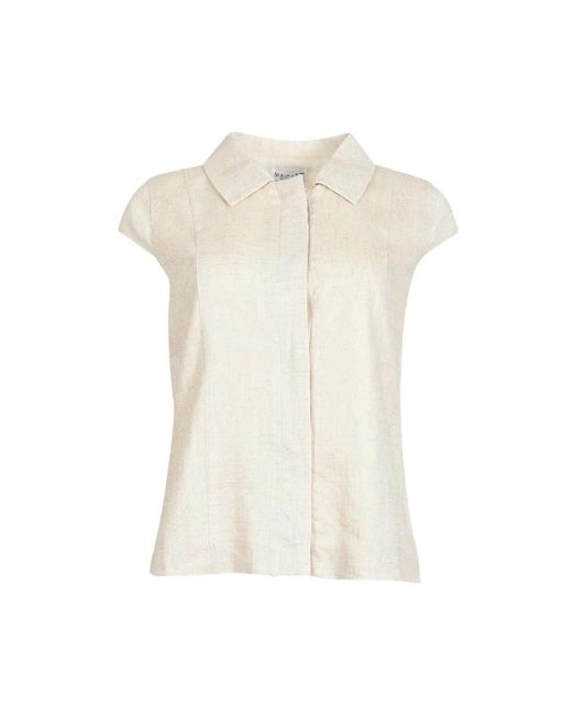 Maicazz Overhemden ,Veelzijdige Nathan Blouse Voor Vrouwen in het White