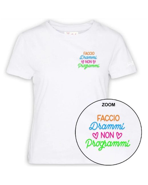 T-Shirts Mc2 Saint Barth de color White