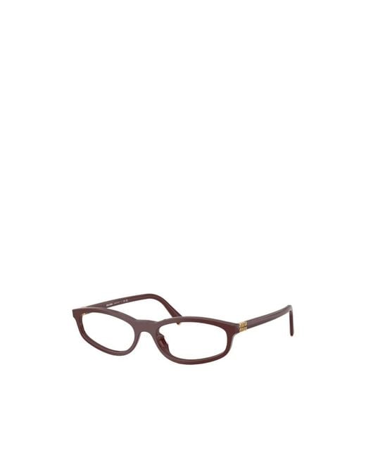 Miu Miu Red Glasses