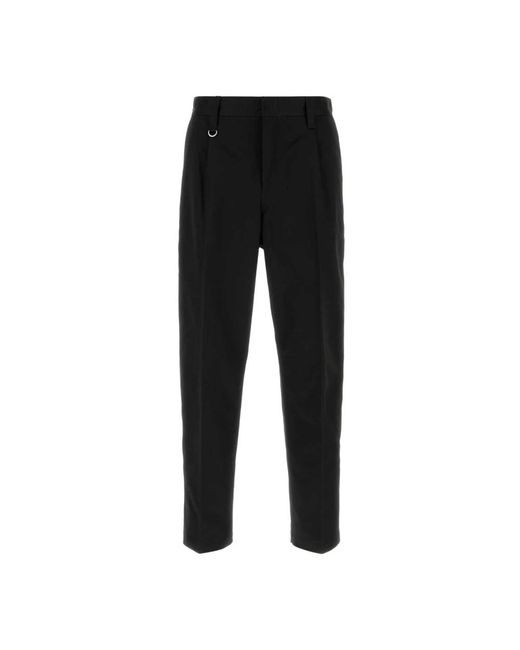 Yohji Yamamoto Black Cropped Trousers for men