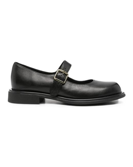 ADRIANNA FERETTI Black Flat Shoes