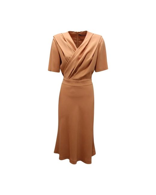 EMMA & GAIA Brown Wrap Dresses