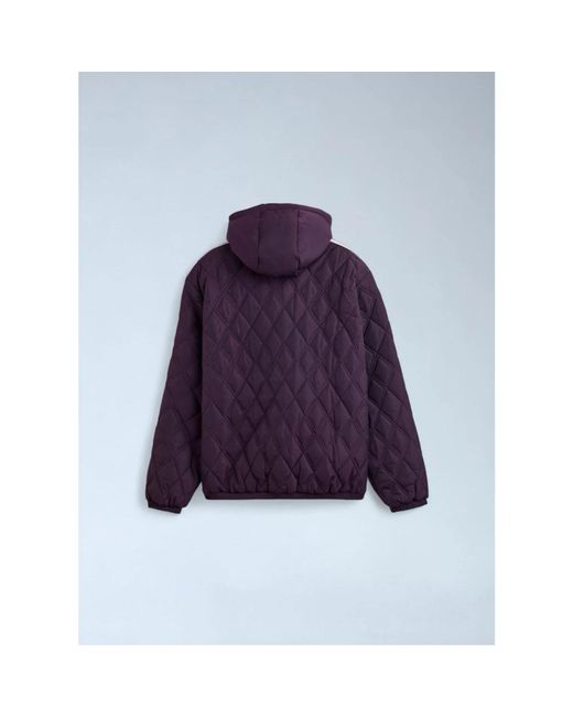 Adidas Quilted Three Stripes Jacket in het Purple voor heren