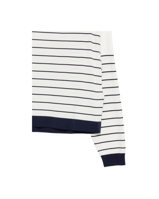 Liu Jo White Round-Neck Knitwear