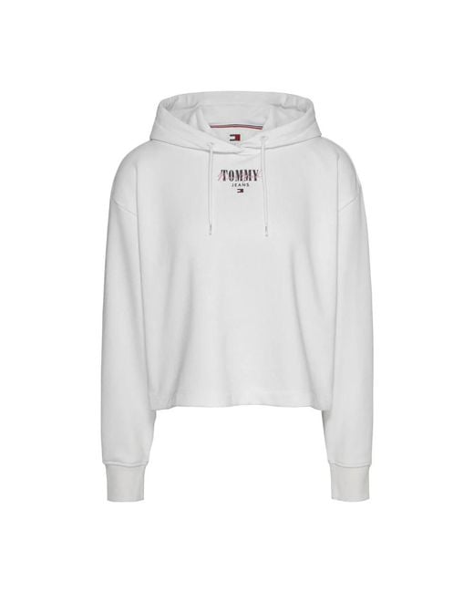 Tommy Hilfiger White Hoodies