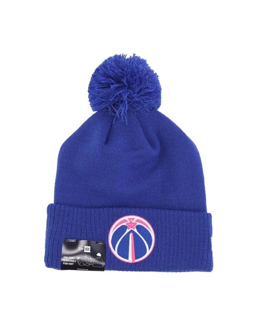 KTZ Accessoires ,Blauw ,Nba City Night Alt Grafische Gebreide Muts in het Blue