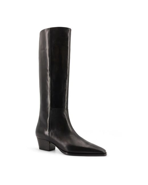 Aeyde Black Cowboy & Biker Boots