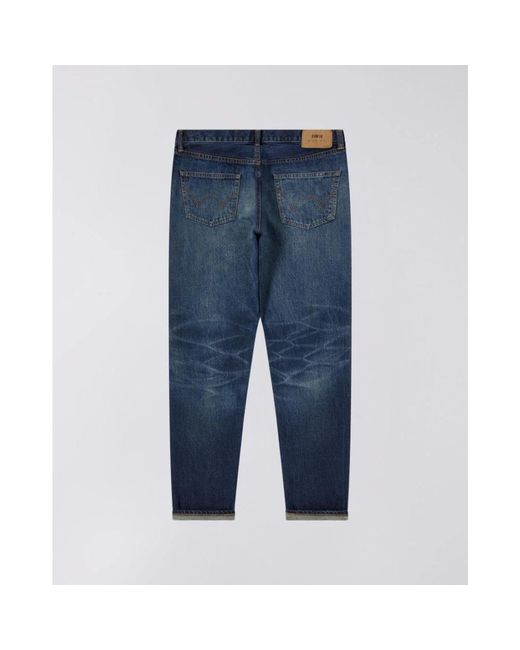 Edwin Jeans ,Blauw ,Katoen Regular Tapered Jeans Blauw in het Blue voor heren