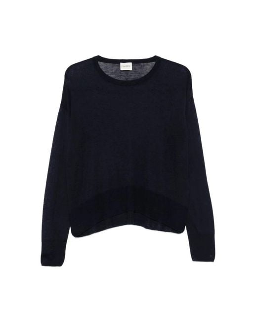 Closed Blue Round-Neck Knitwear