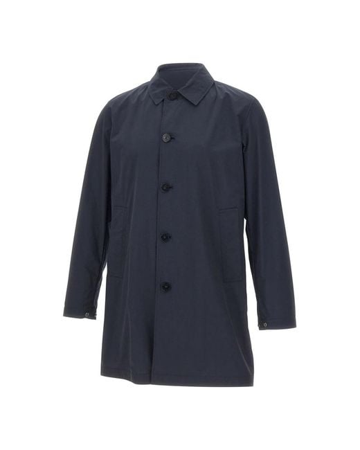 Woolrich Blue Single-Breasted Coats for men