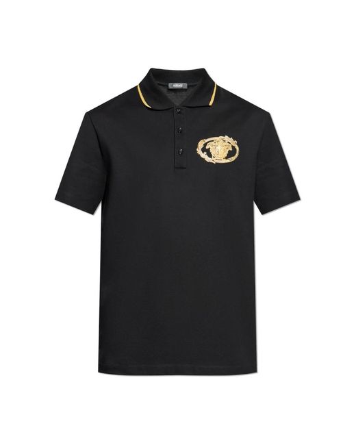 Polo Shirts Versace pour homme en coloris Black