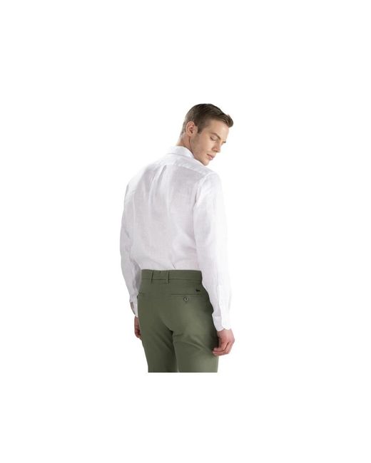 Harmont & Blaine White Casual Shirts for men