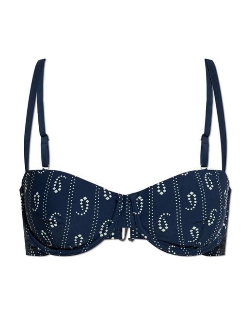 Tory Burch Blue Bikinis