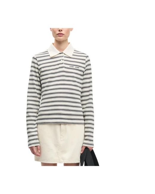 Samsøe & Samsøe Polo Hemden in het Metallic